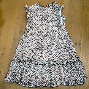 Grey ruffled maternity dress